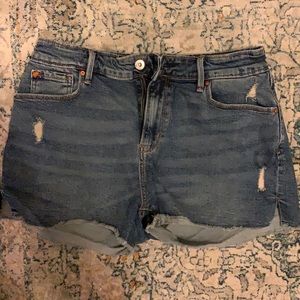 Denizen Levi High Waisted Denim Shorts